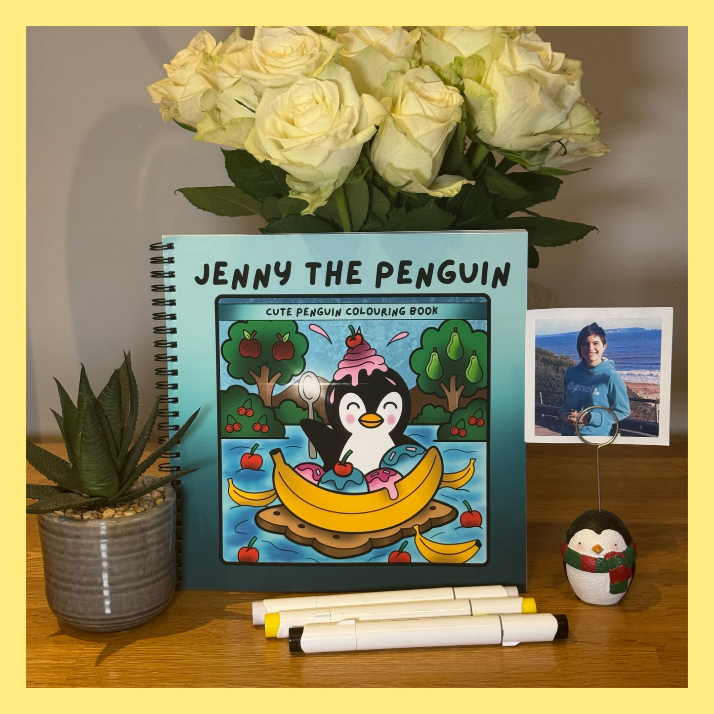 JENNY THE PENGUIN COLOURING BOOK