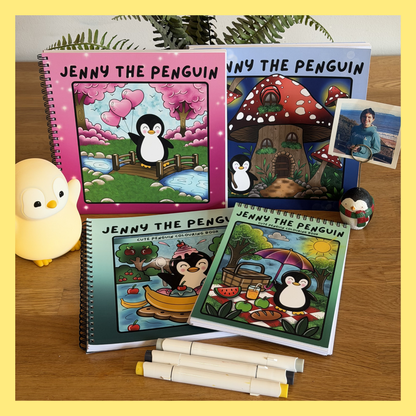 JENNY THE PENGUIN CARD STOCK BUNDLE