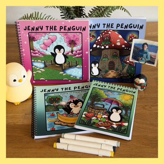 JENNY THE PENGUIN CARD STOCK BUNDLE